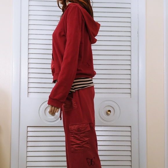 Custom🦋Butterfly Velour Tracksuit - Picture 7 of 14